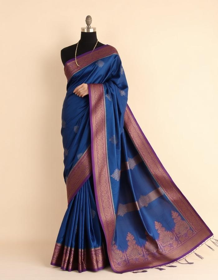 Peacock Banarasi Silk Saree